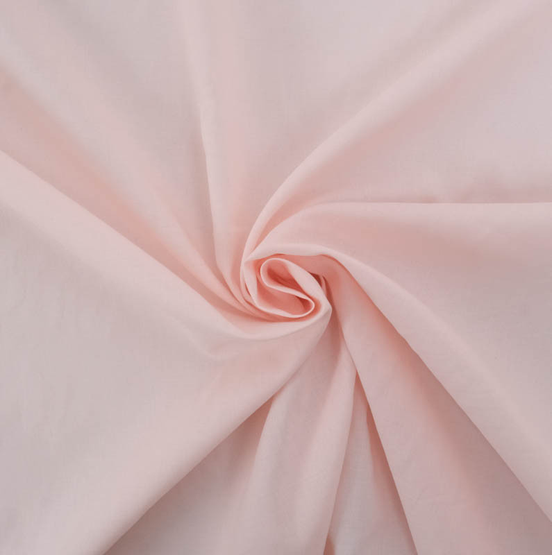 Batiste De Coton Lucie - Rose Clair - Maison Klem